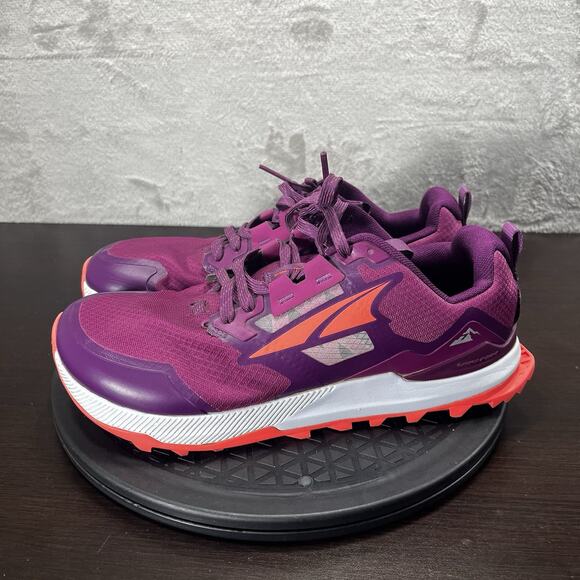 Altra Lone Peak 7 Womens Size 9.5 Purple Lace Up Athletic Comfort Sneakers - Picture 3 of 10